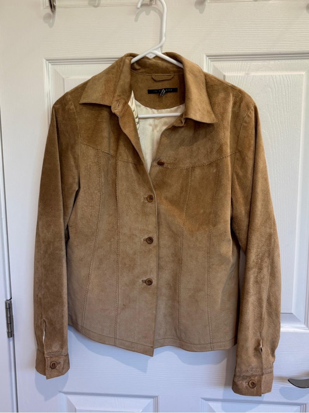 In Suede Leather Jacket | Size Medium